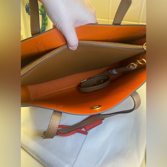 ⚡️ NWT Tory Burch Walker Leather Satchel - Picture 6 of 15